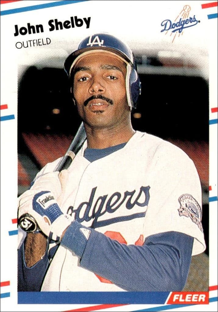 1988 Fleer John Shelby #526 trading card