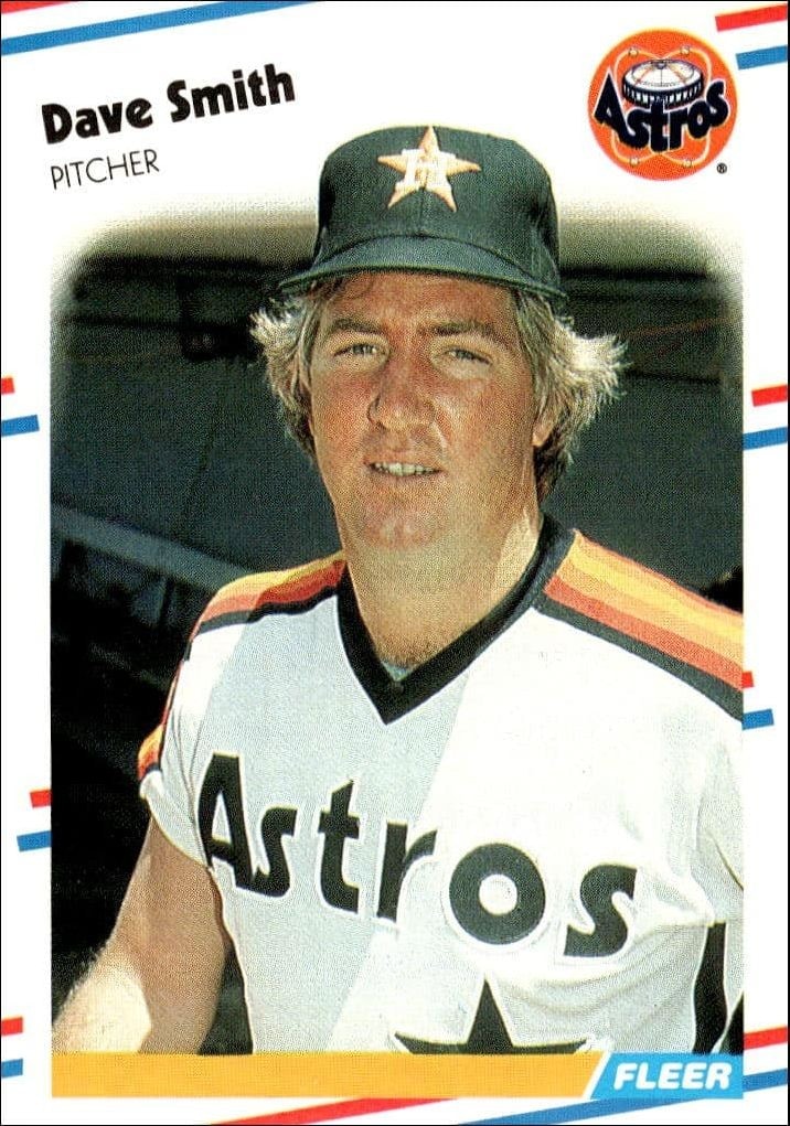 1988 Fleer Dave Smith #457 trading card