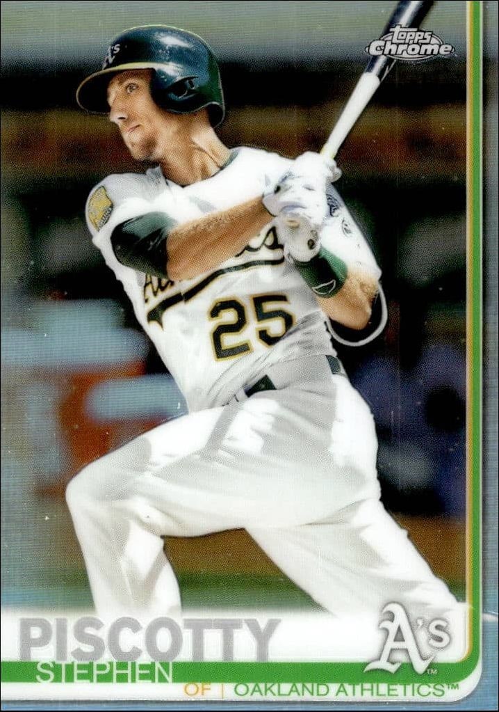 2019 Topps Chrome Stephen Piscotty #66 trading card