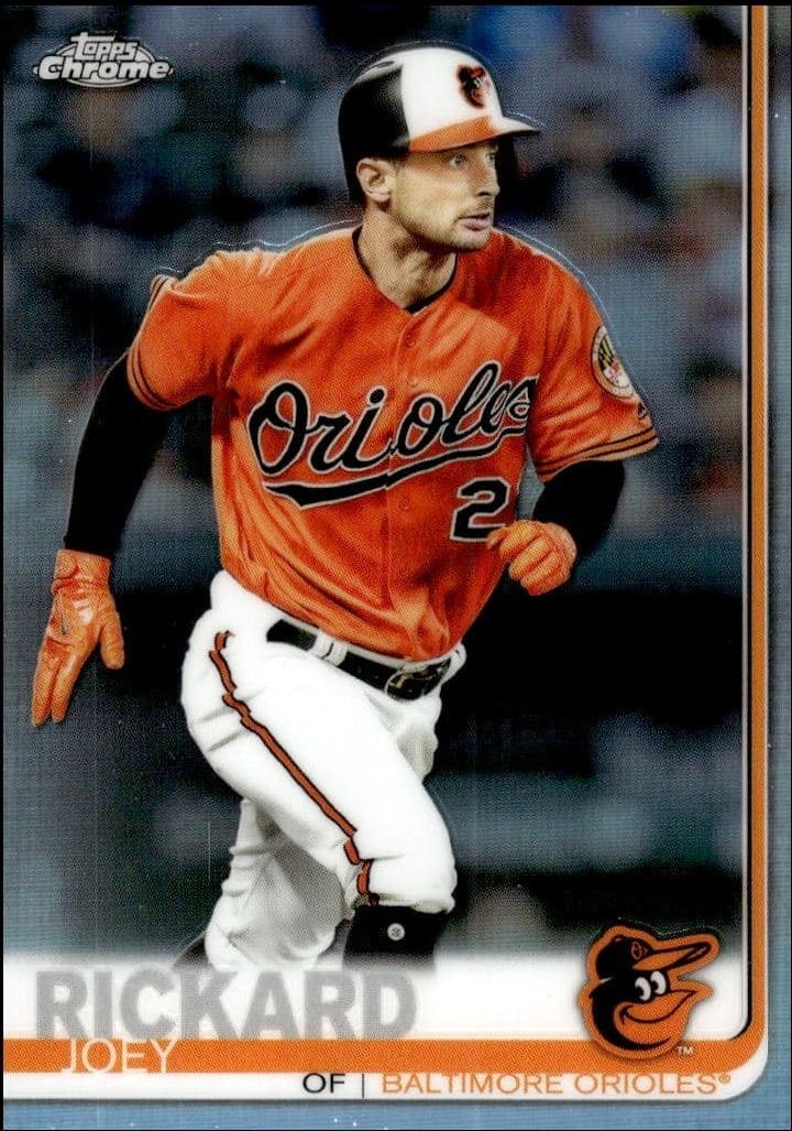 2019 Topps Chrome Joey Rickard #60 trading card