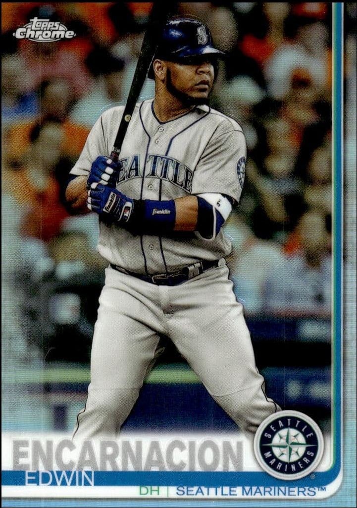2019 Topps Chrome Edwin Encarnacion #101 trading card