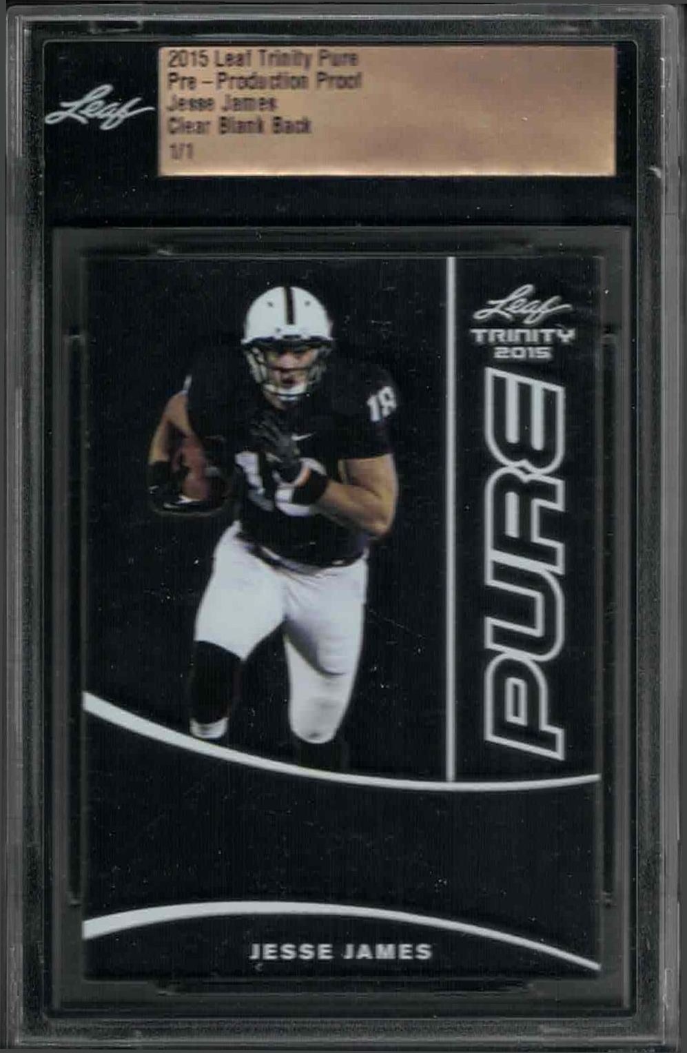 2015 Leaf Trinity Pure Jesse James trading card