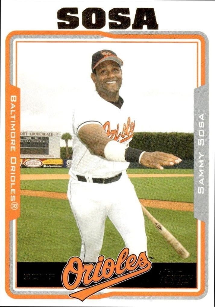2005 Topps Traded Sammy Sosa #UH1 trading card