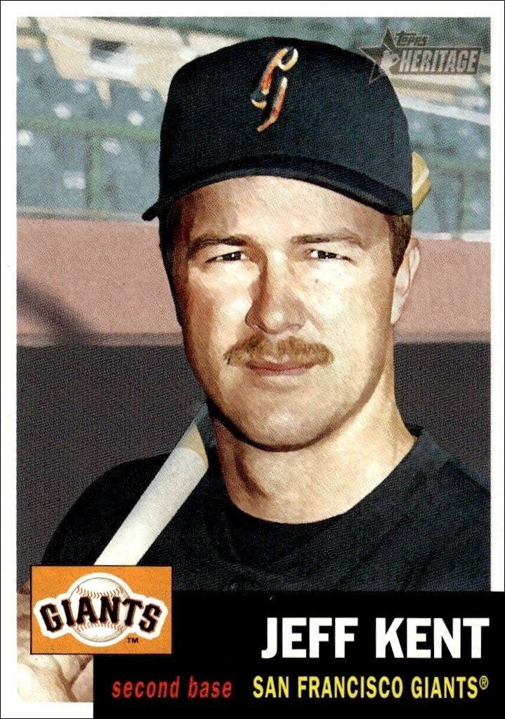 2002 Topps Heritage Jeff Kent #152 trading card