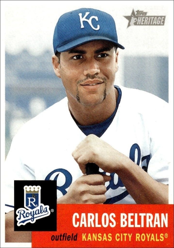 2002 Topps Heritage Carlos Beltran #306 trading card