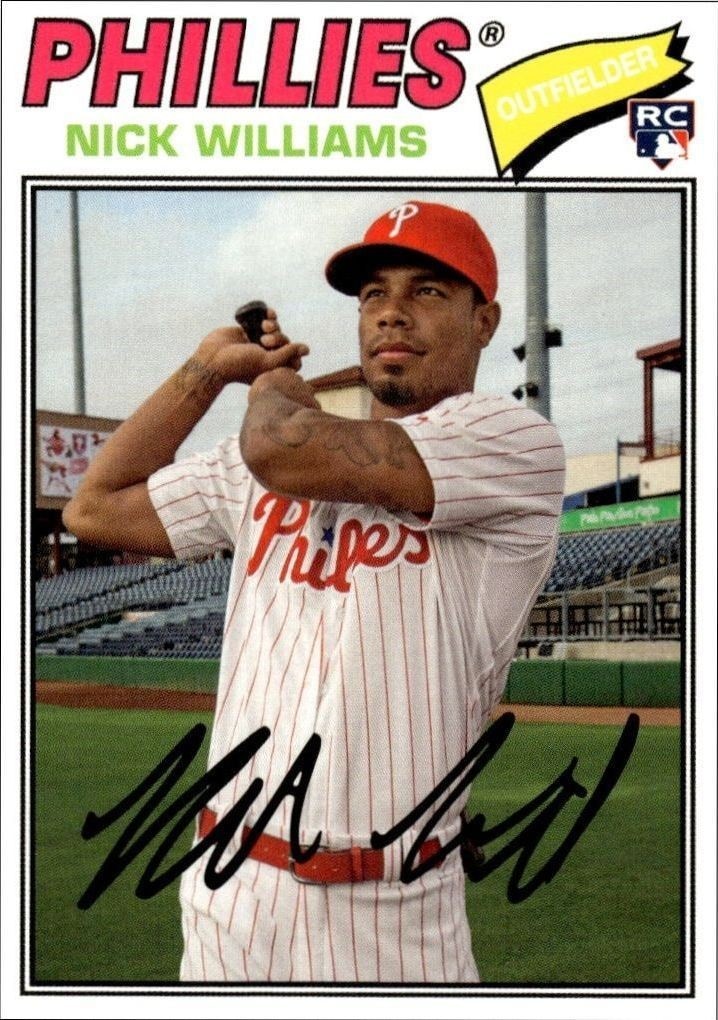 2018 Topps Archives Nick Williams #146 trading card