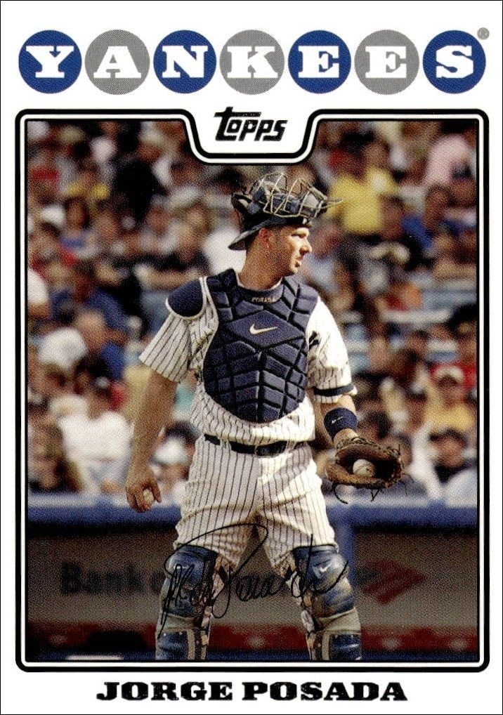 2008 Topps Jorge Posada #297 trading card