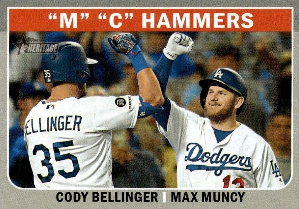 2019 Topps Heritage Cody Bellinger #CC-8 trading card