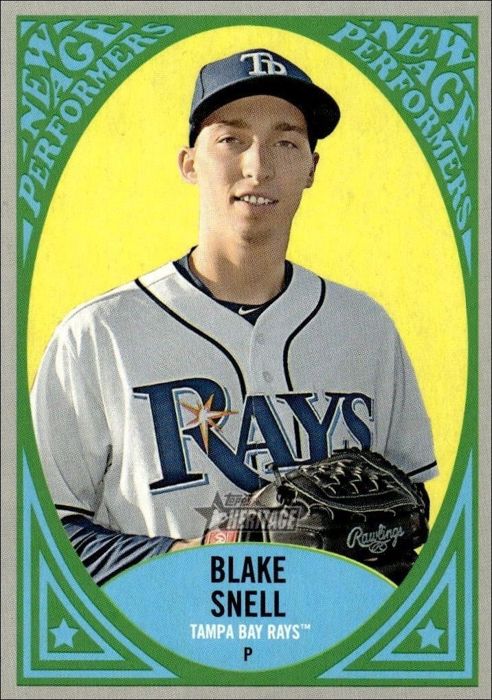 2019 Topps Heritage Blake Snell #NAP-1 trading card