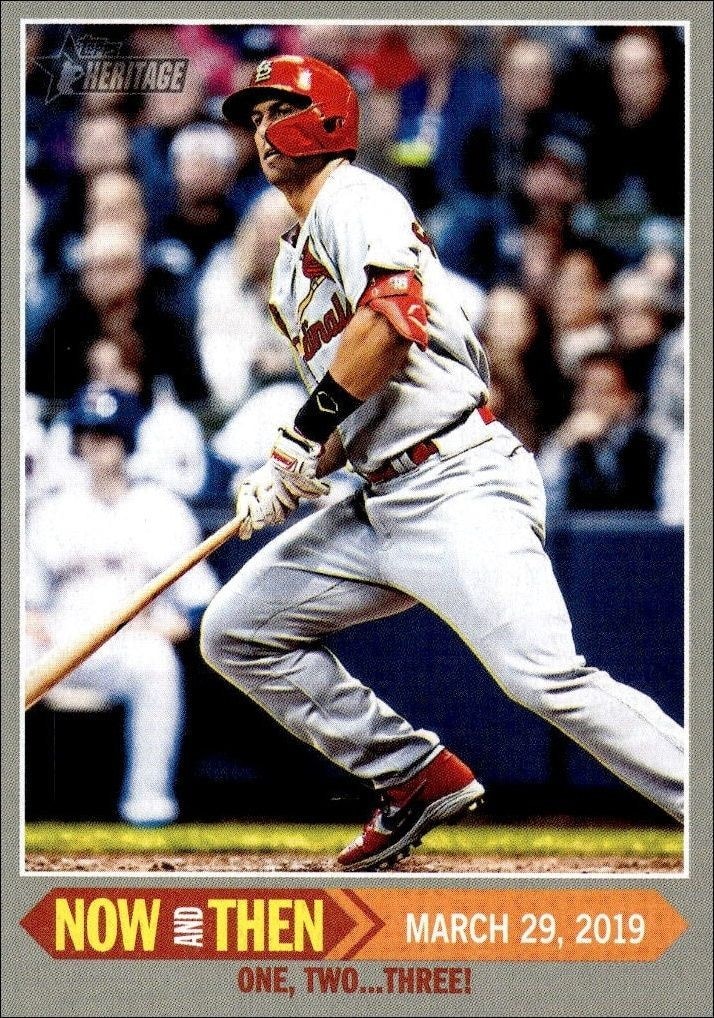 2019 Topps Heritage Paul Goldschmidt #NT-1 trading card