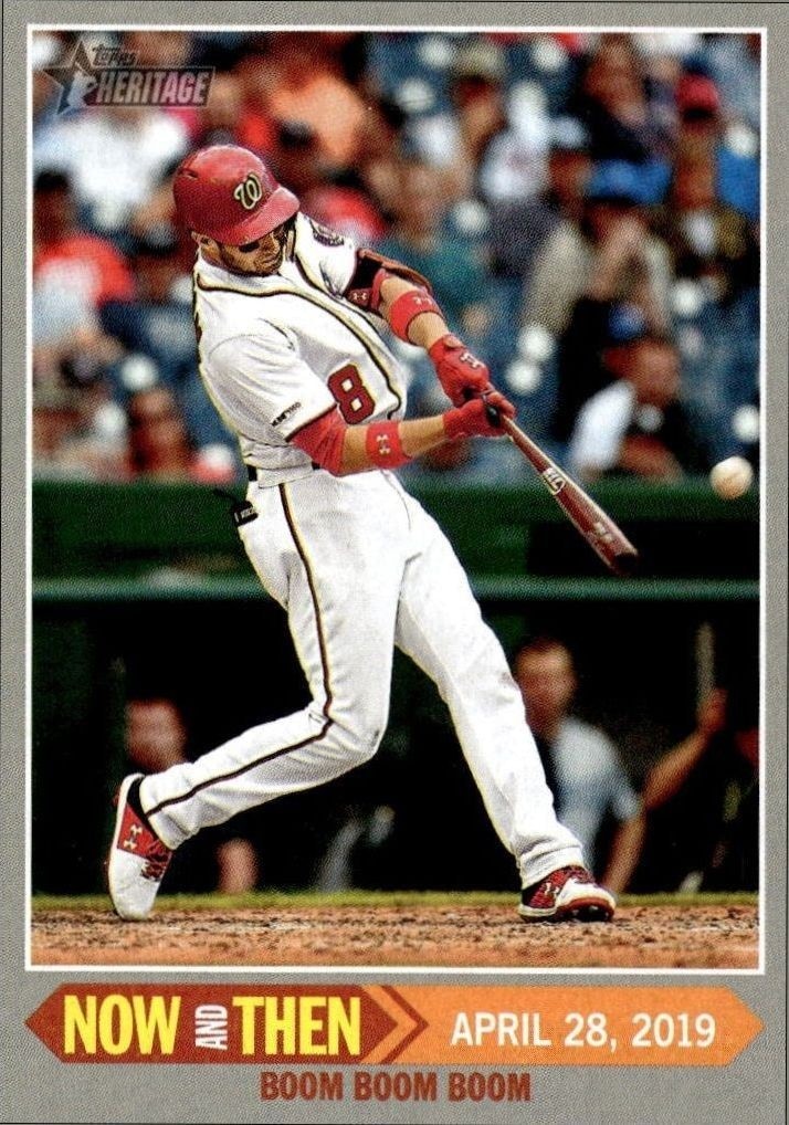 2019 Topps Heritage Carter Kieboom #NT-14 trading card
