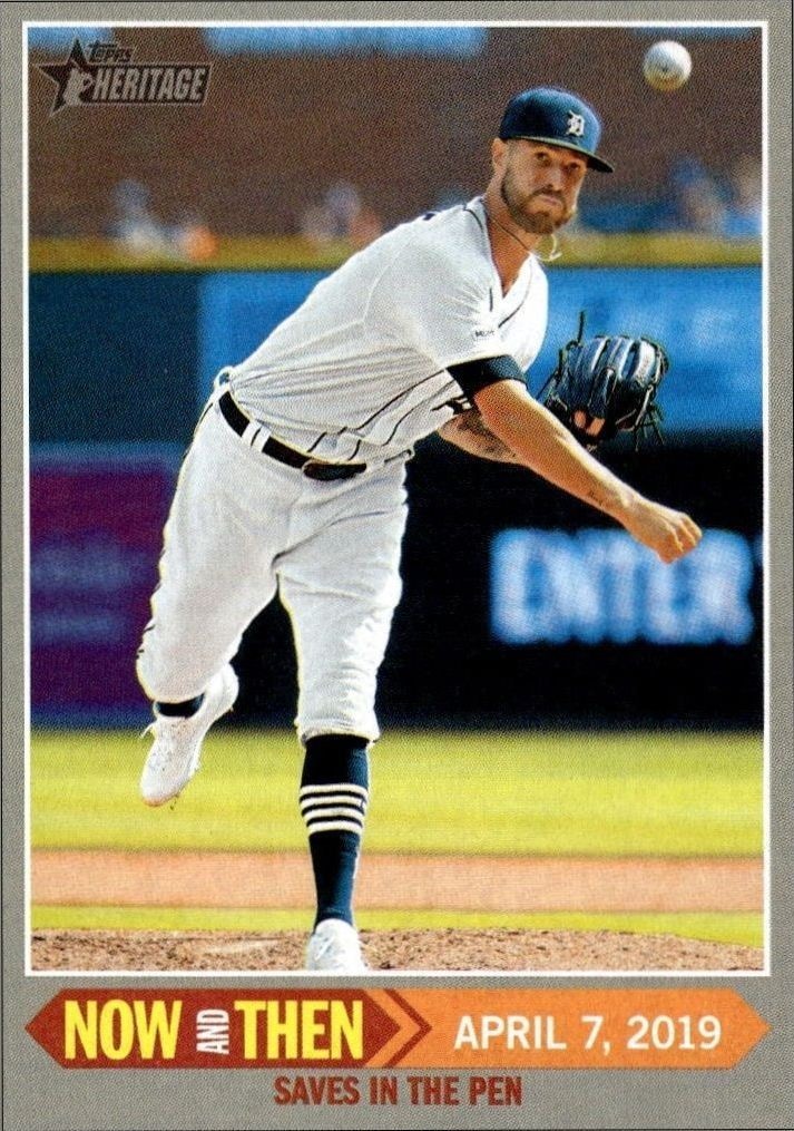 2019 Topps Heritage Shane Greene #NT-8 trading card