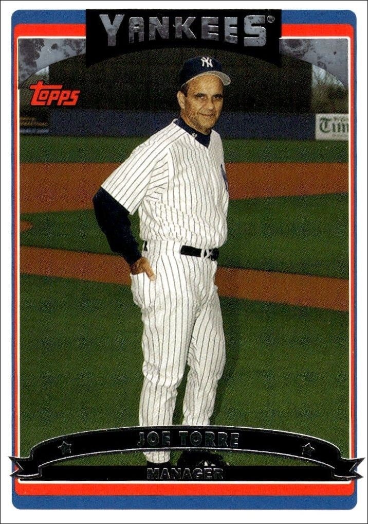 2006 Topps Joe Torre #587 trading card