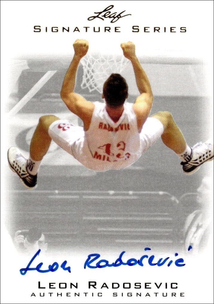 2012 Leaf Signature Series Leon Radosevic #BA-LR1 trading card