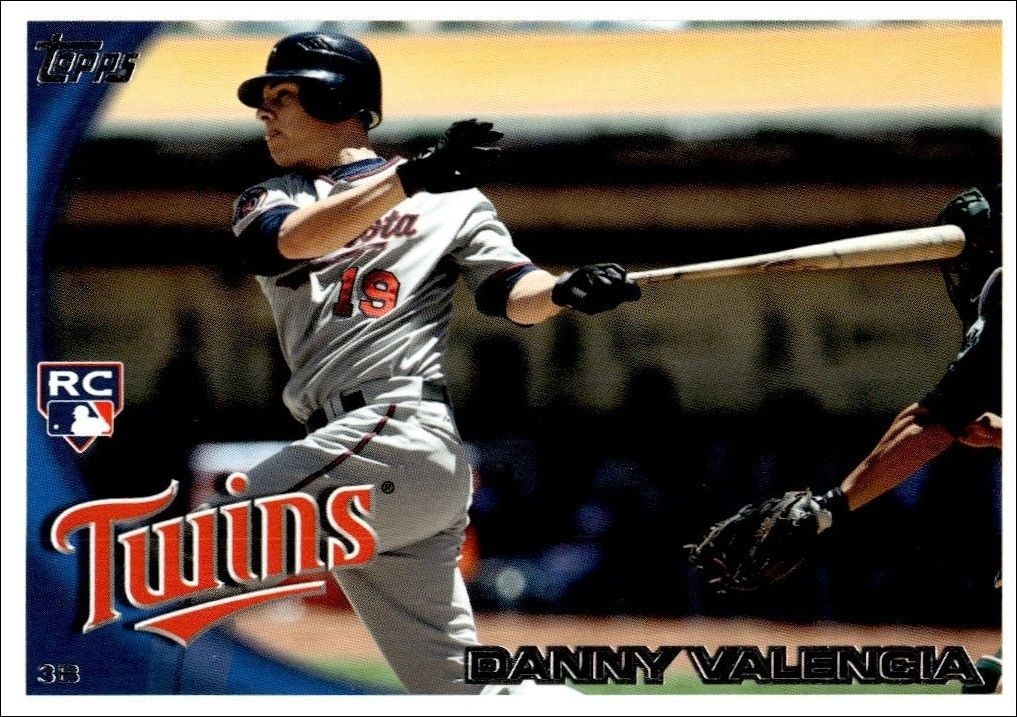 2010 Topps Update Series Danny Valencia #US-191 trading card