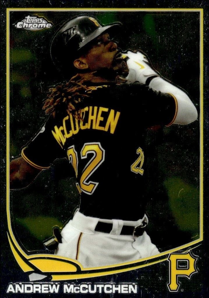 2013 Topps Chrome Andrew McCutchen #49 trading card