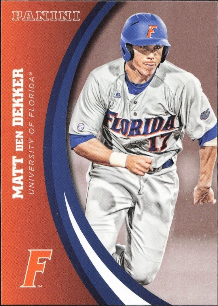 2015 Panini Florida Gators Matt den Dekker #73 trading card