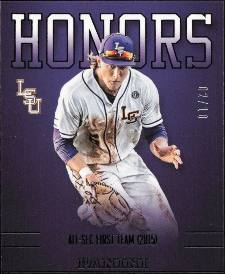 2015 Panini Andrew Stevenson #AS-LSU trading card