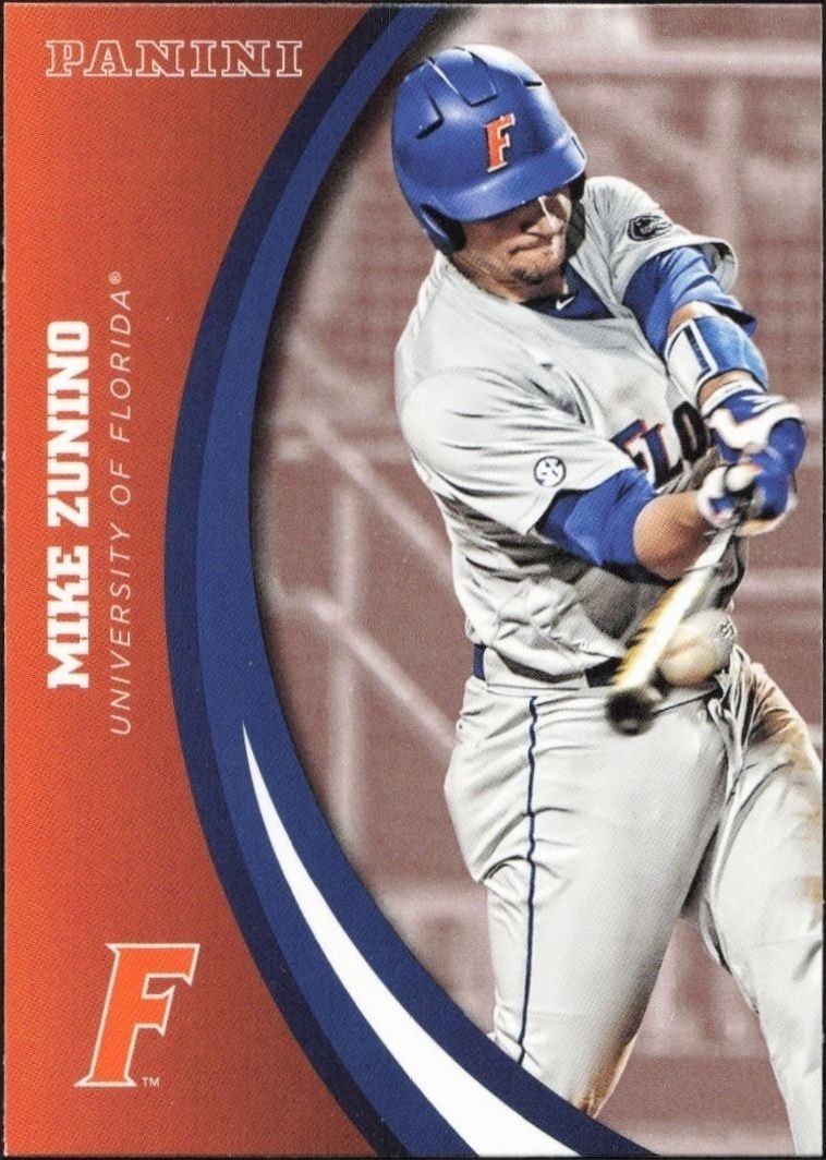 2015 Panini Florida Gators Mike Zunino #75 trading card