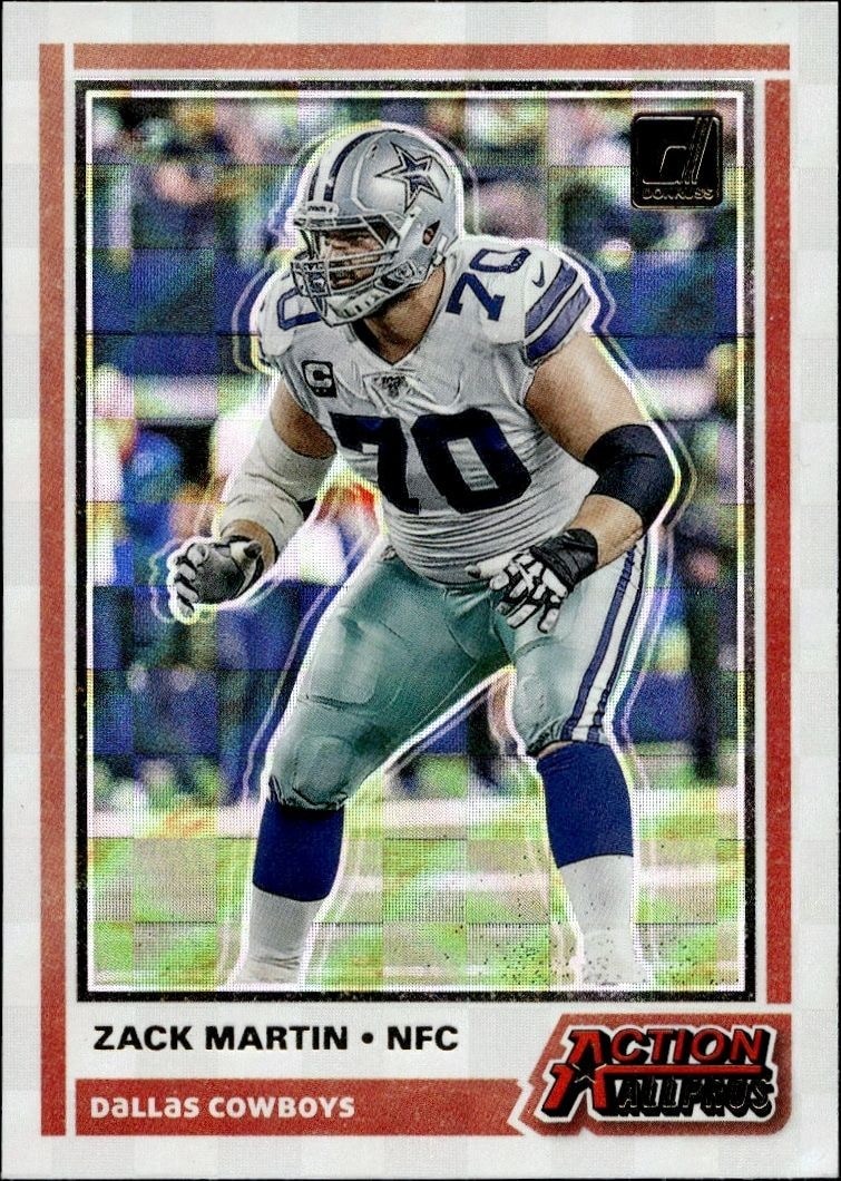 2020 Panini Donruss Zack Martin #AAP-ZM trading card