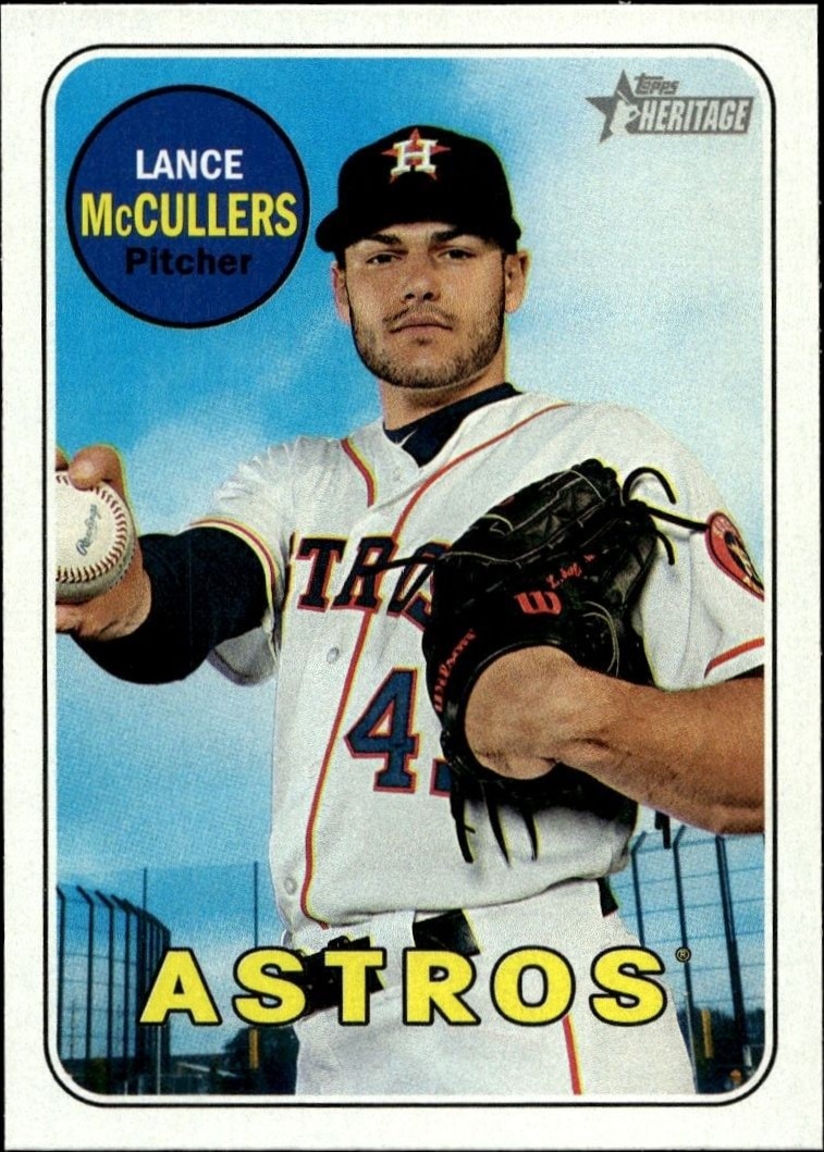2018 Topps Heritage Lance McCullers #318 trading card