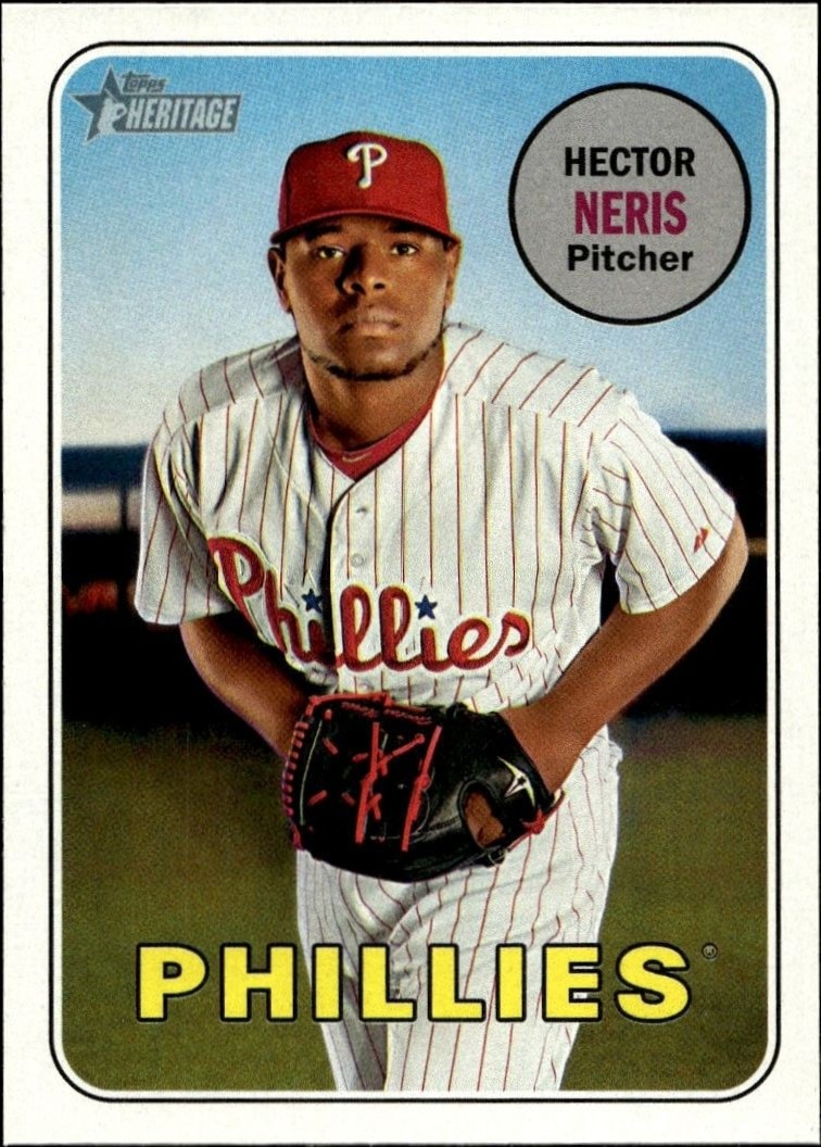 2018 Topps Heritage Hector Neris #184 trading card