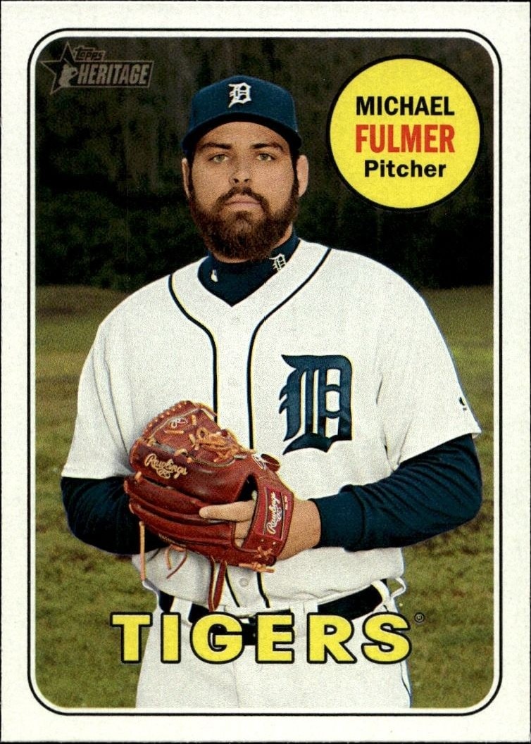 2018 Topps Heritage Michael Fulmer #382 trading card