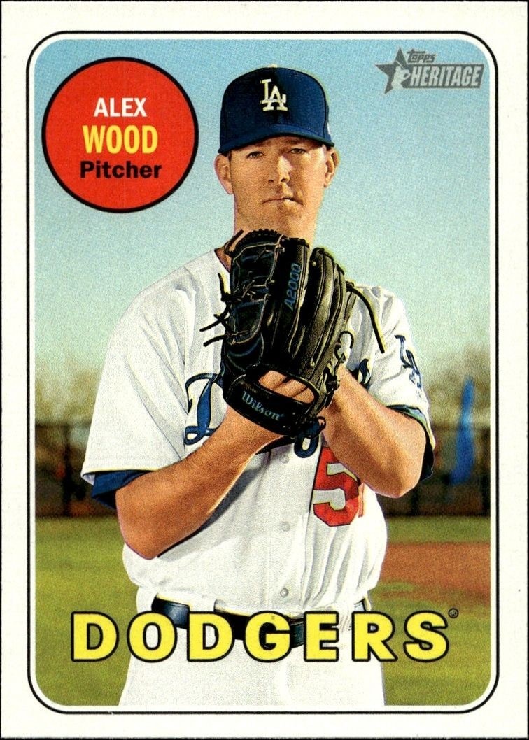 2018 Topps Heritage Alex Wood #263 trading card