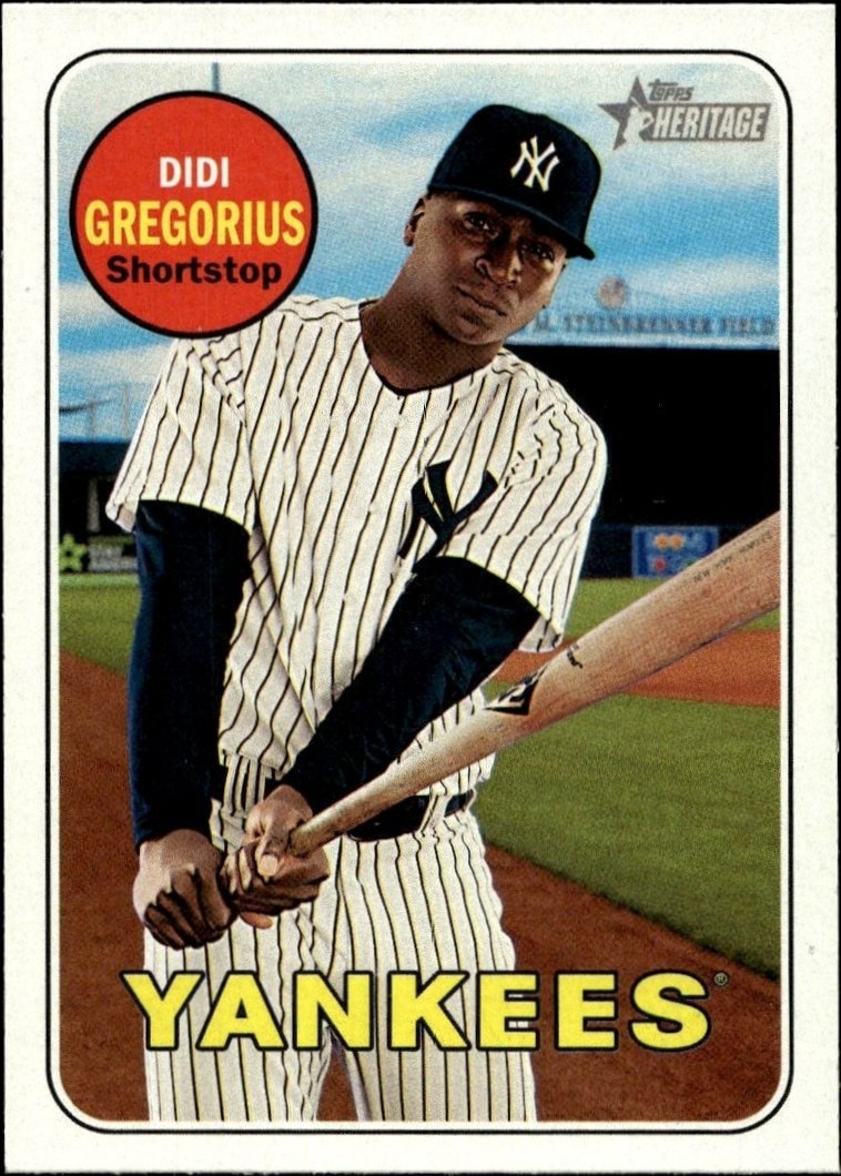 2018 Topps Heritage Didi Gregorius #212 trading card