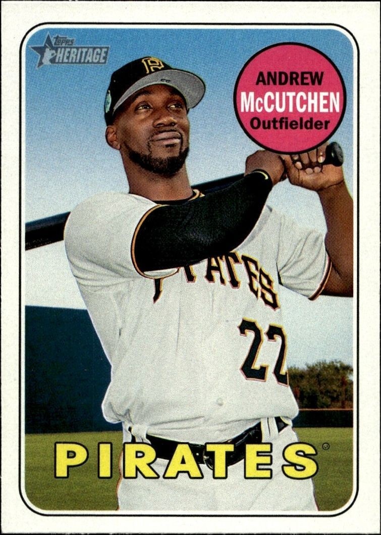 2018 Topps Heritage Andrew McCutchen #50 trading card