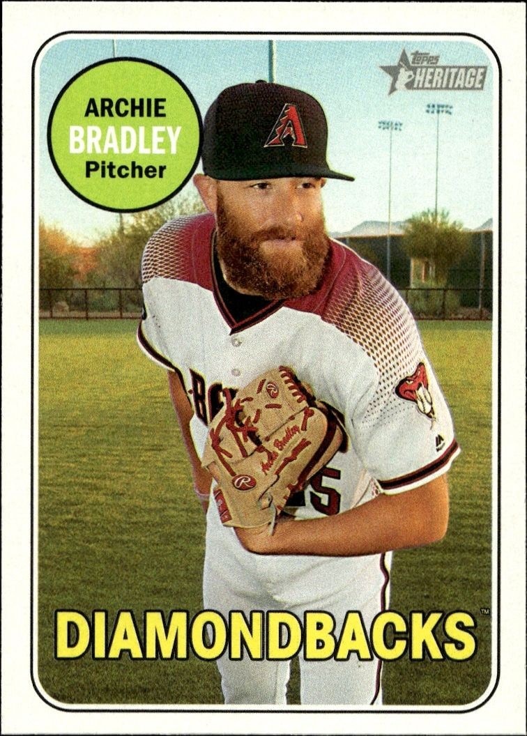 2018 Topps Heritage Archie Bradley #178 trading card