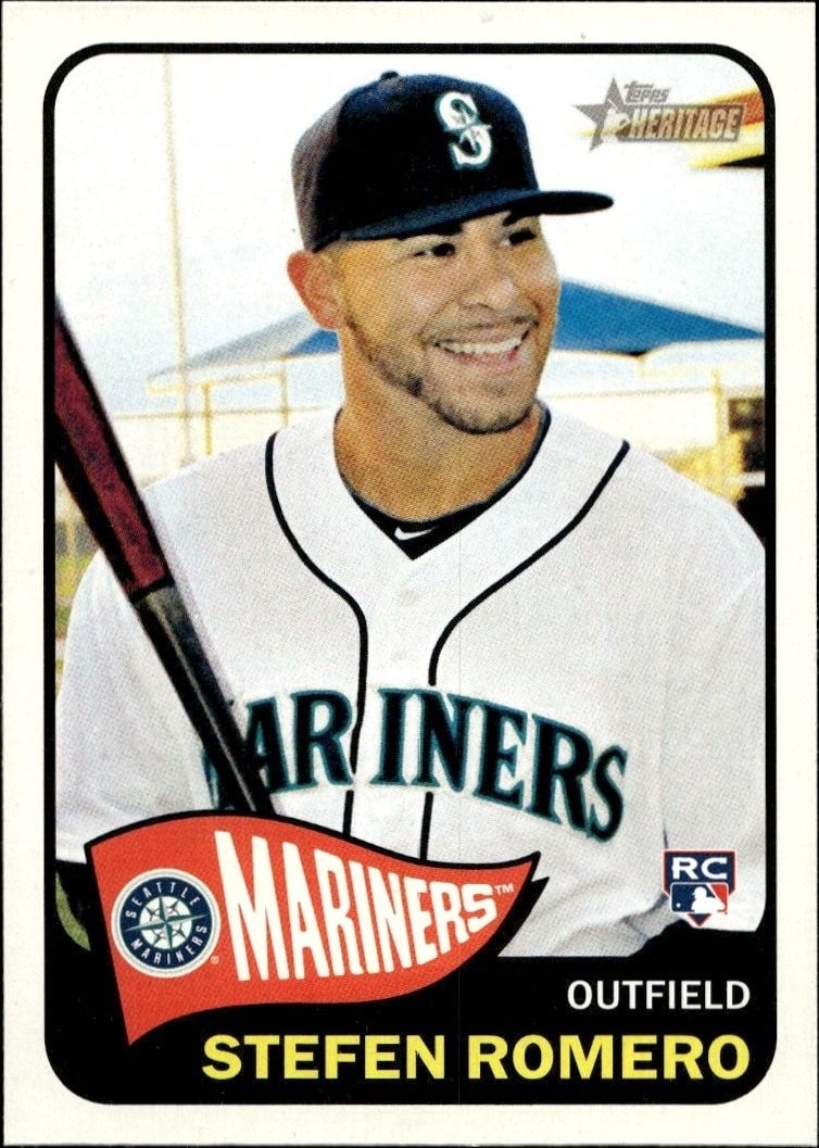 2014 Topps Heritage High Number Stefen Romero #H597 trading card