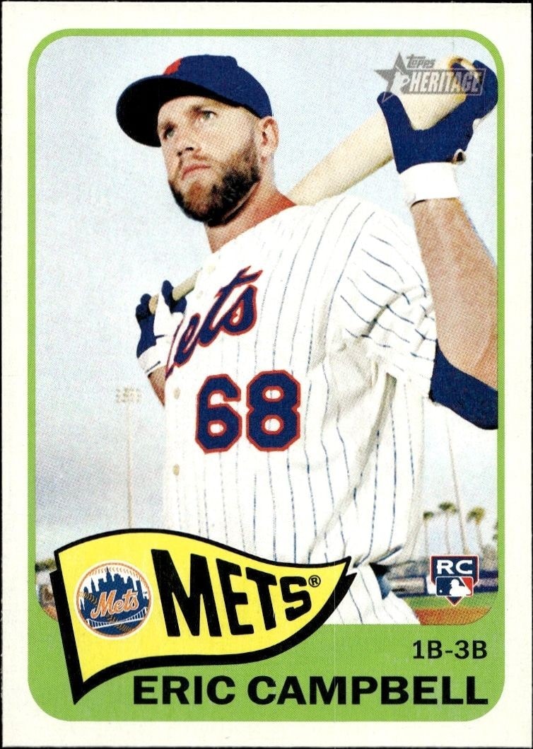 2014 Topps Heritage High Number Eric Campbell #H588 trading card