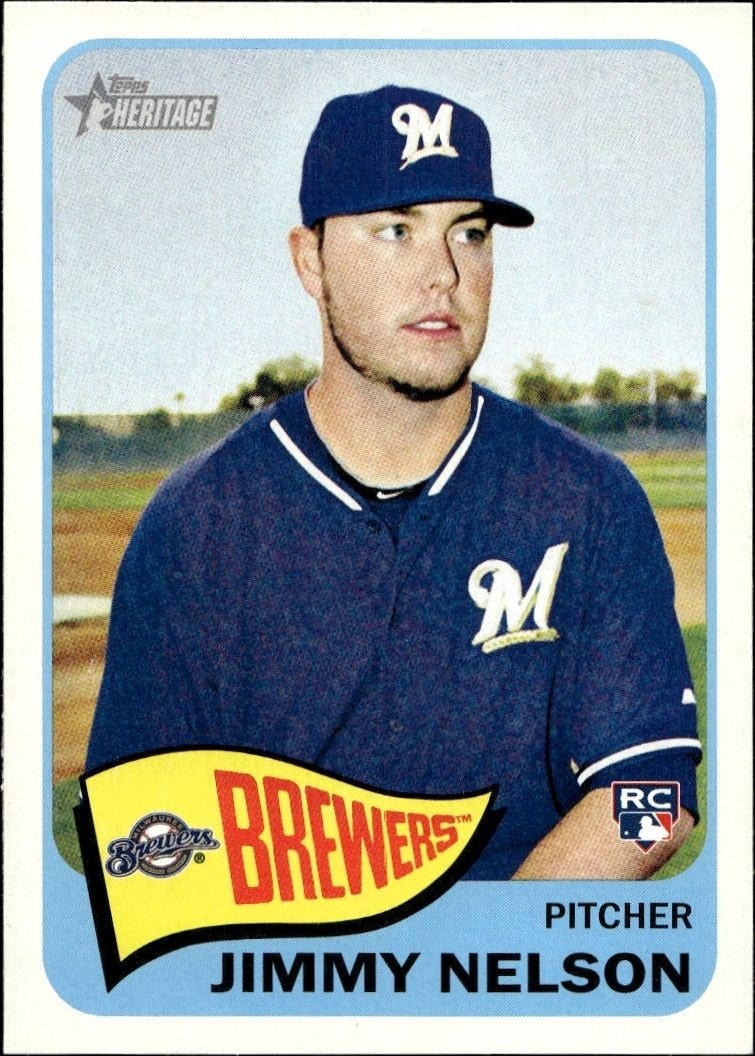 2014 Topps Heritage High Number Jimmy Nelson #H510 trading card