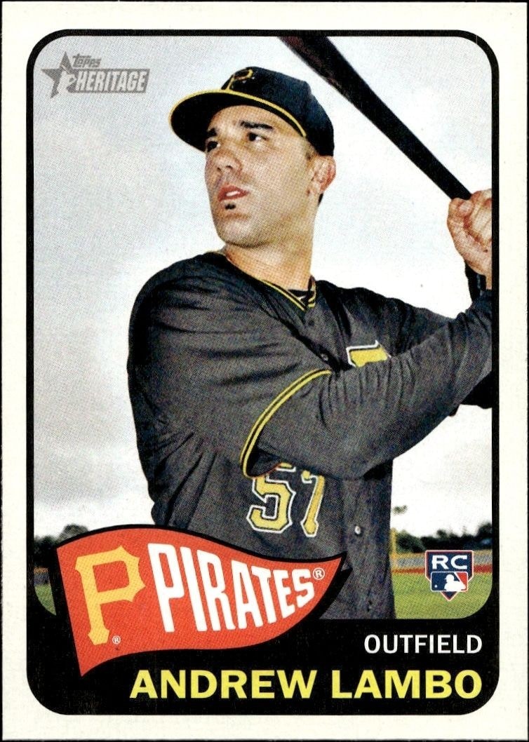 2014 Topps Heritage High Number Andrew Lambo #H577 trading card