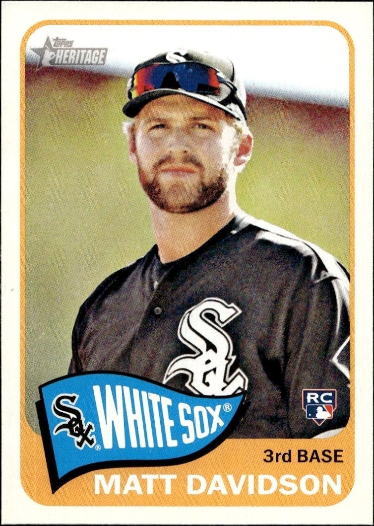 2014 Topps Heritage High Number Matt Davidson #H582 trading card