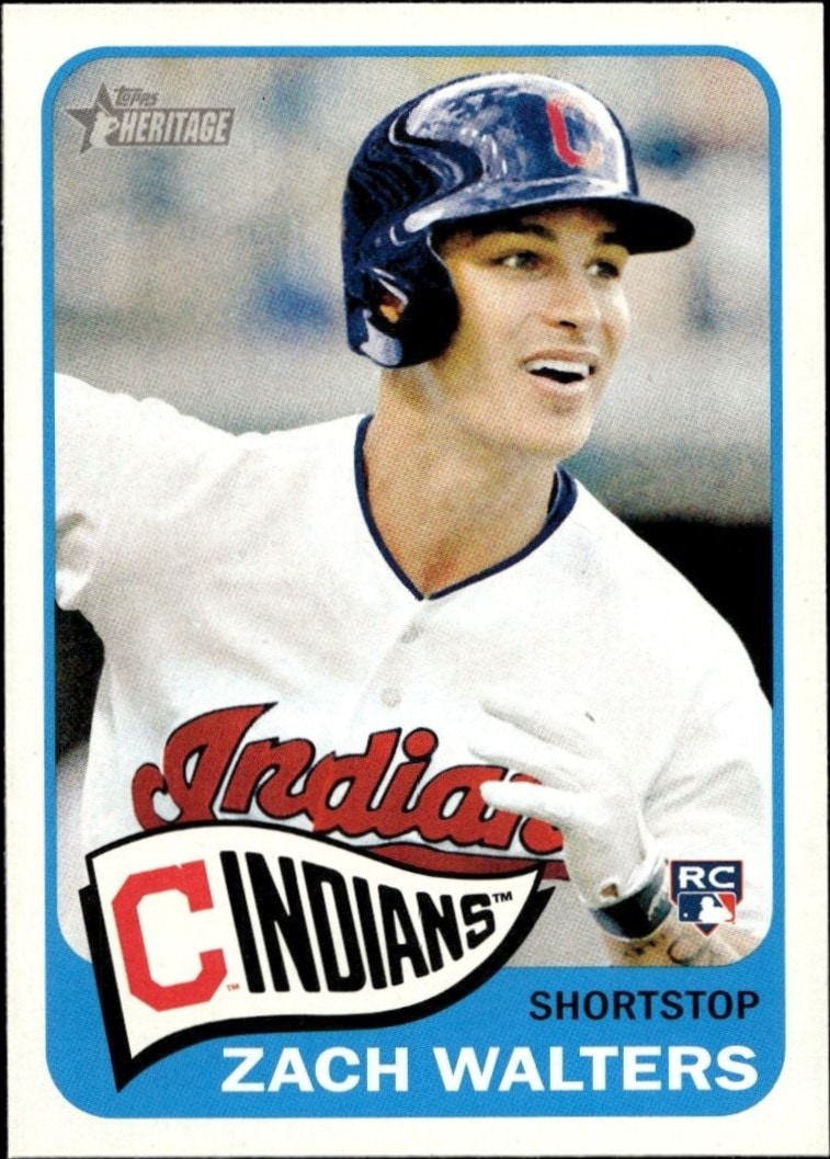 2014 Topps Heritage High Number Zach Walters #H573 trading card