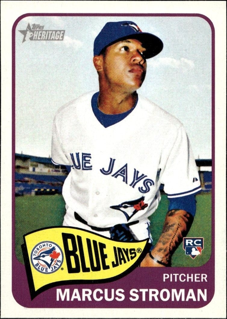 2014 Topps Heritage High Number Marcus Stroman #H572 trading card