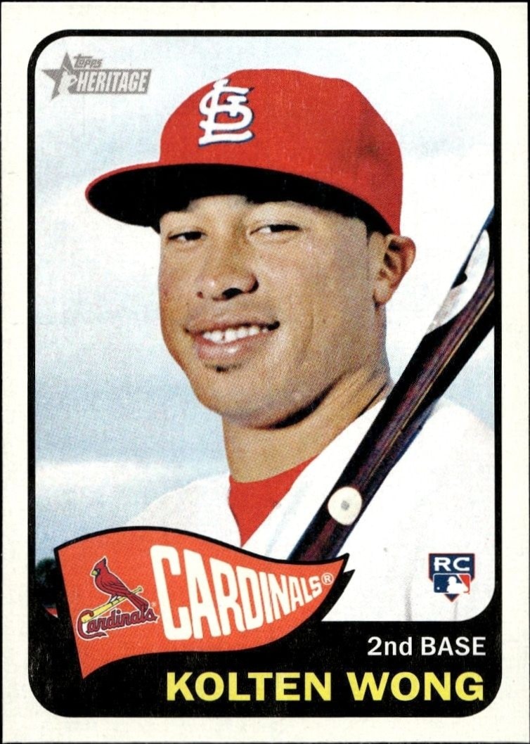 2014 Topps Heritage High Number Kolten Wong #H585 trading card