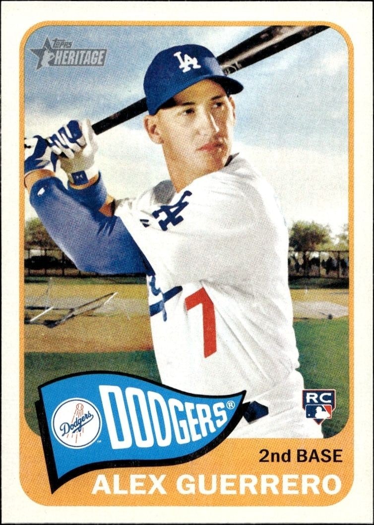 2014 Topps Heritage High Number Alex Guerrero #H547 trading card