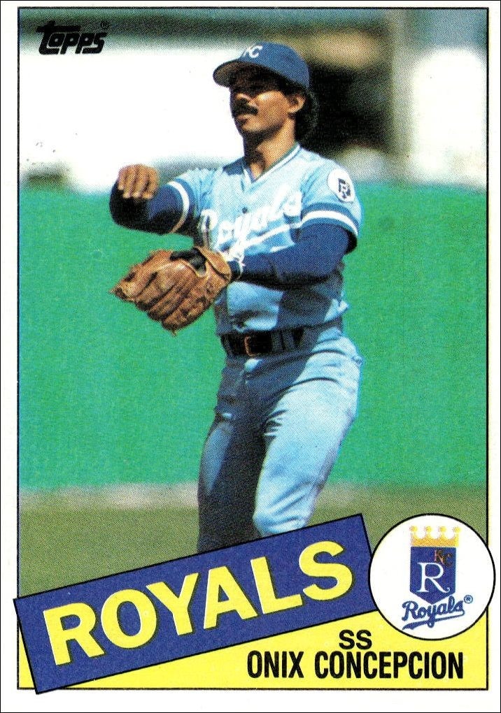 1985 Topps Onix Concepcion #697 trading card