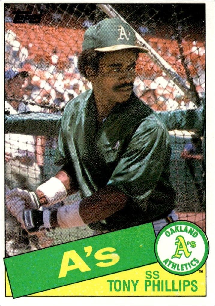 1985 Topps Tony Phillips #444 trading card