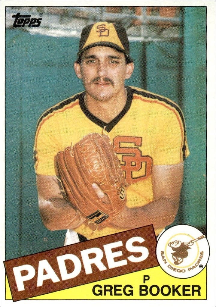 1985 Topps Greg Booker #262 trading card