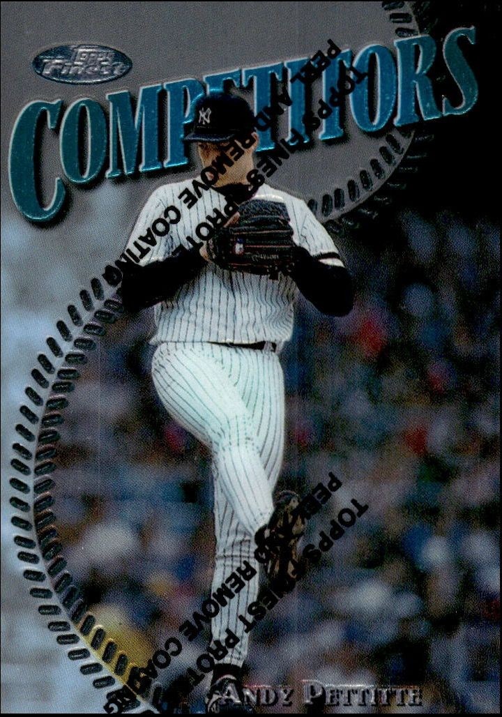 1997 Topps Finest Andy Pettitte #287 trading card