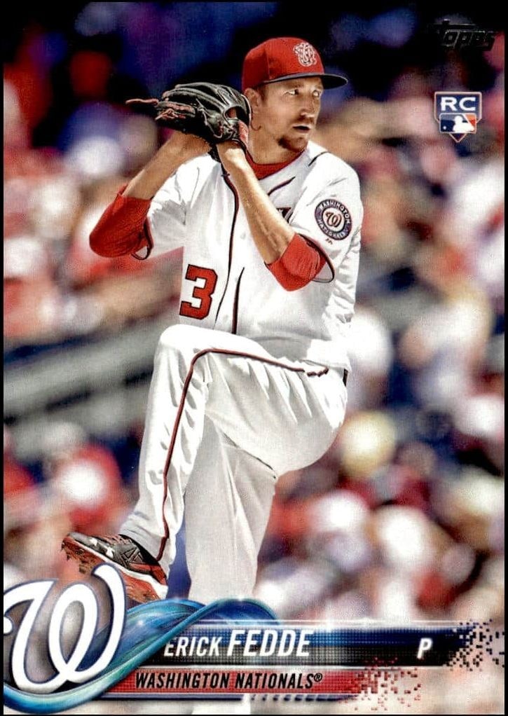 2018 Topps Series 1 Erick Fedde #217 trading card