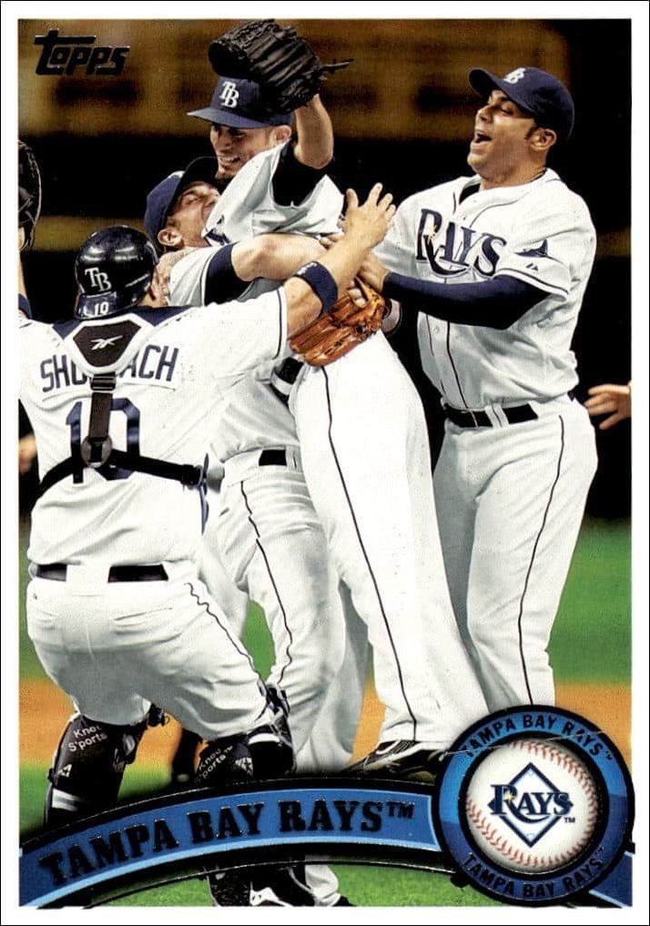 2011 Topps Series 1 Tampa Bay Rays #52 trading card