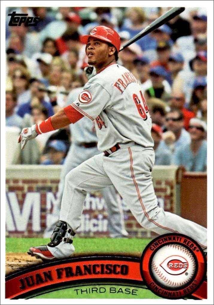 2011 Topps Series 2 Juan Francisco #609 trading card