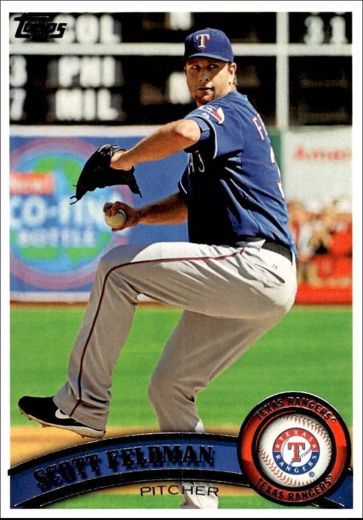 2011 Topps Series 2 Scott Feldman #498 trading card