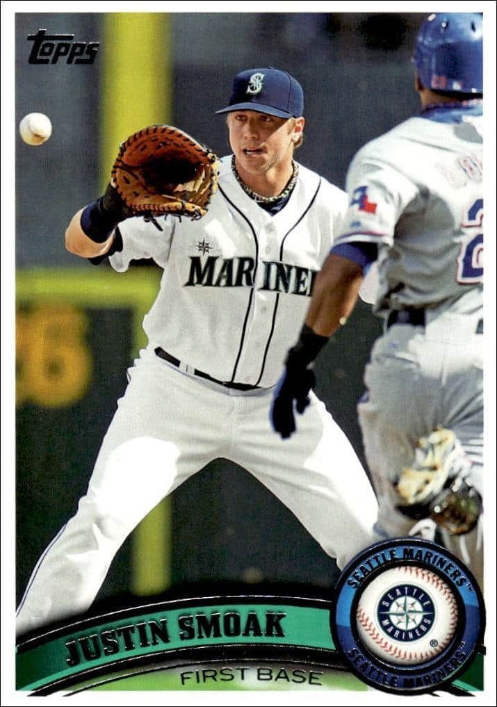2011 Topps Series 2 Justin Smoak #483 trading card