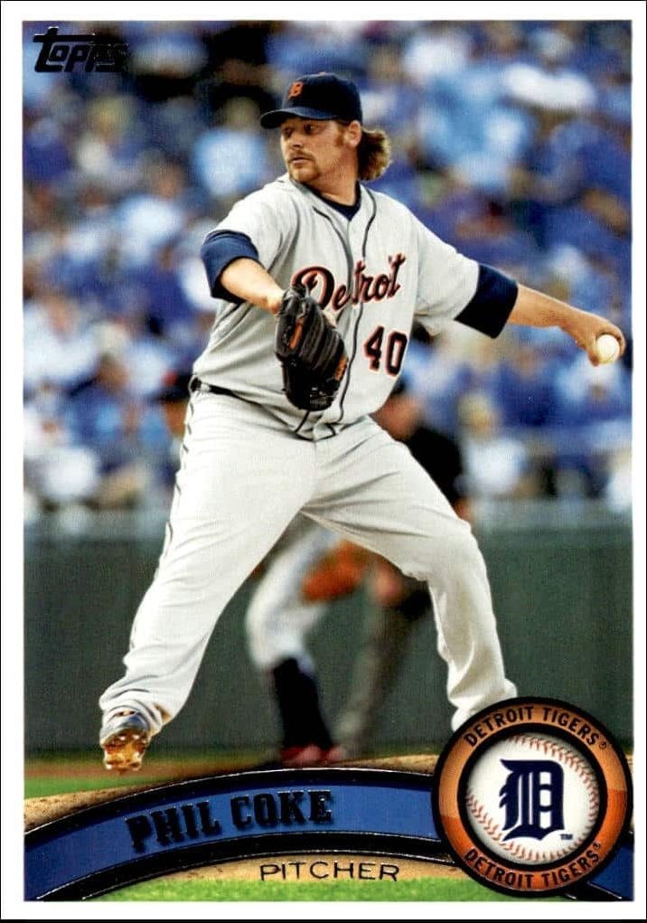 2011 Topps Series 2 Phil Coke #391 trading card